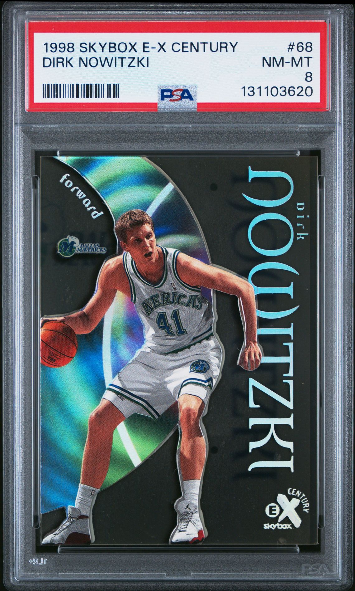 1998 Skybox E-X Century Dirk Nowitzki #68 Nm-Mt 8 front