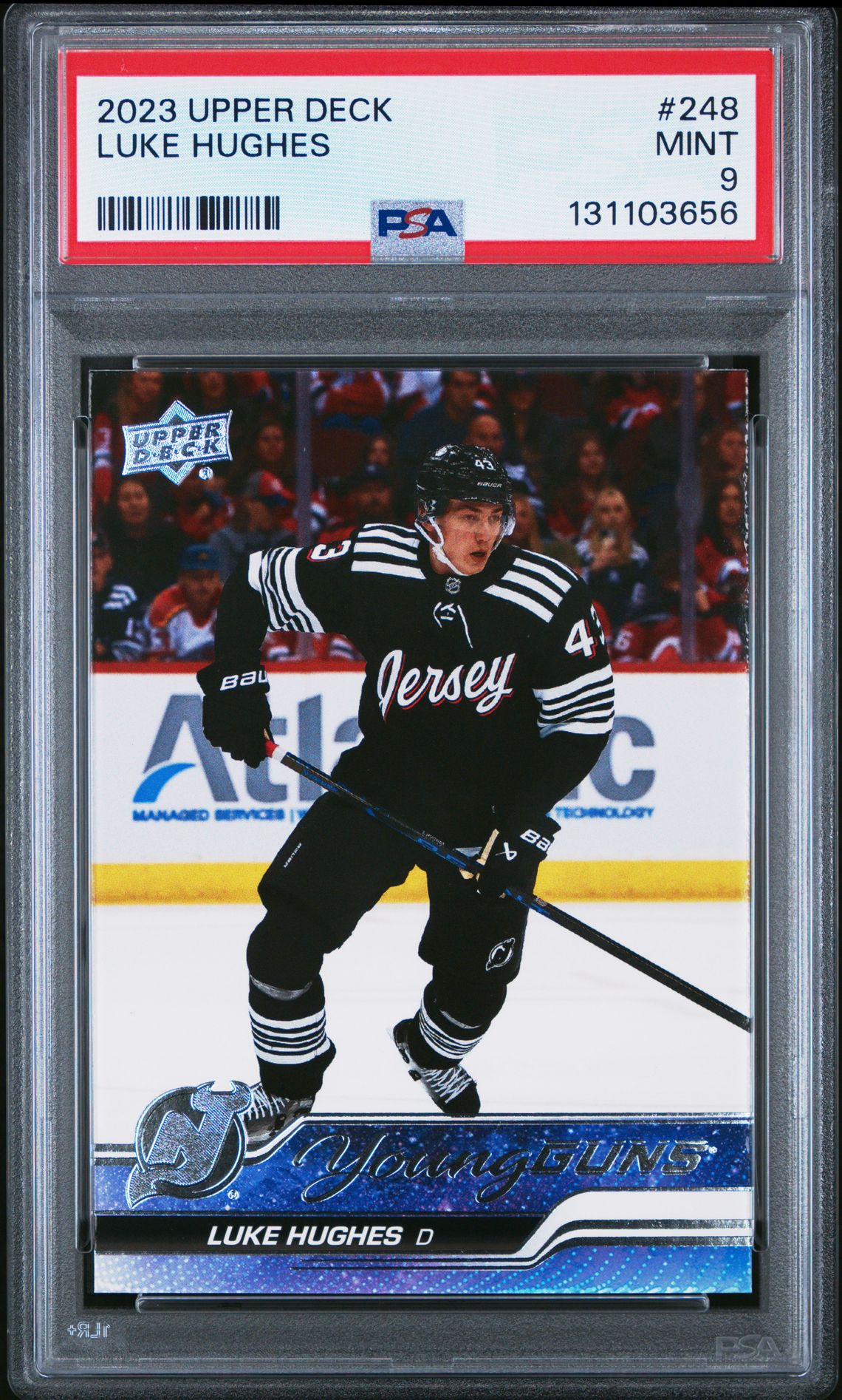 2023 Upper Deck Luke Hughes #248 Mint 9 front