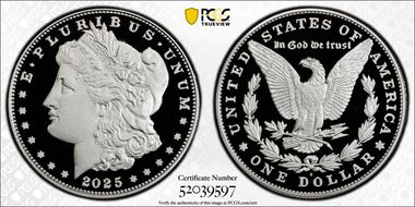 2025-S $1 Morgan Dollar First Strike PR69DCAM