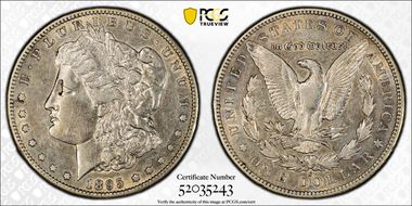 1895-S $1 XF45