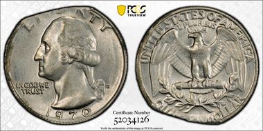 1970-D 25C AU58