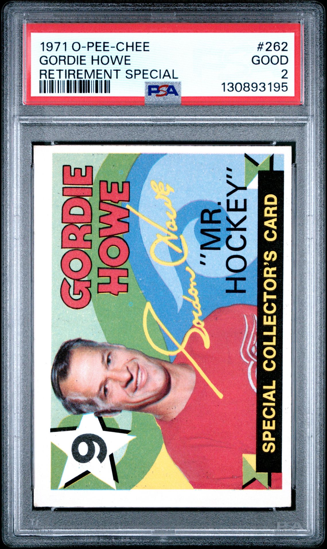 1971 Upper Deck O-Pee-Chee #262 Gordie Howe front