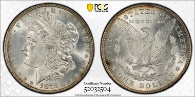 1878 7/8TF $1 Strong MS64