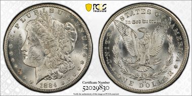 1884-CC $1 MS63