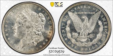 1878 8TF $1 MS63