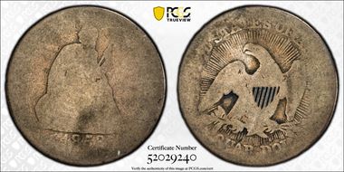 1853 25C Arrows and Rays FR2