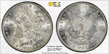1885 $1 MS65