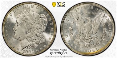 1883 $1 MS64