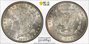 1883 $1 MS61