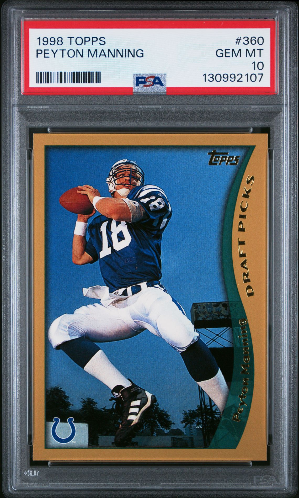 1998 Topps TOPPS #360 Peyton Manning front