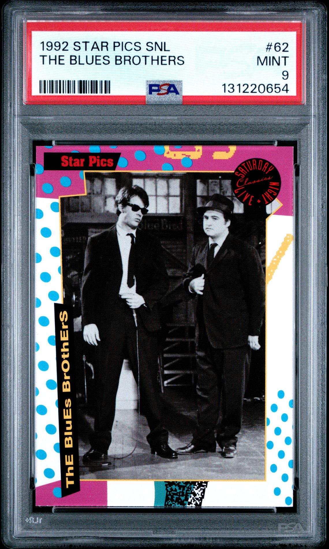 1992 Star Pics Saturday Night Live The Blues Brothers #62 Mint 9 front