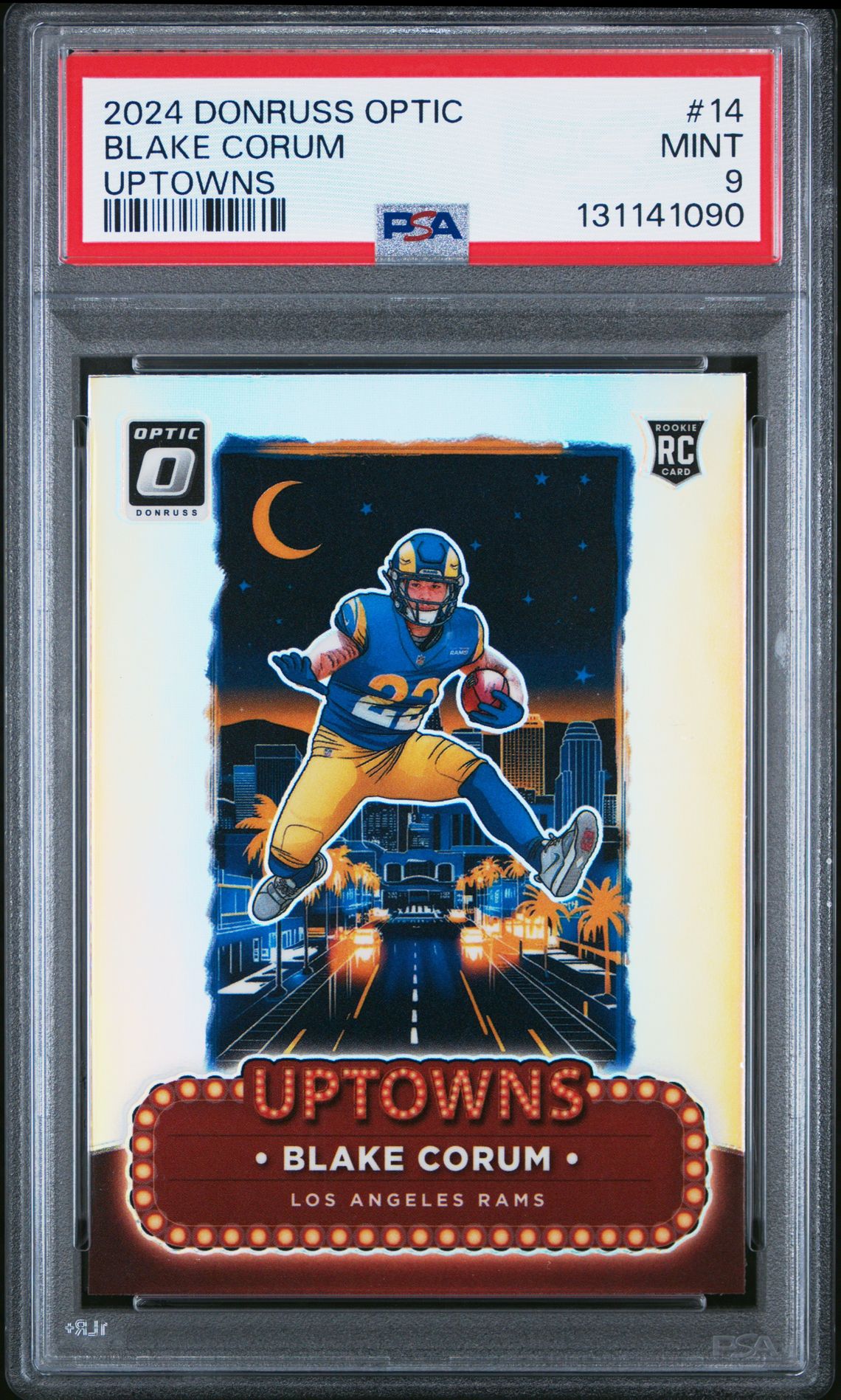 2024 Panini Donruss Optic Uptowns Blake Corum #14 Mint 9 front