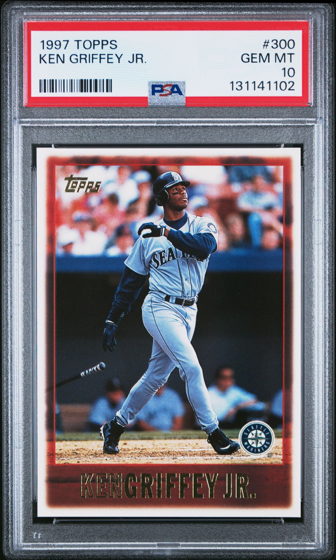 1997 Topps Ken Griffey Jr. #300 Gem Mt 10 front