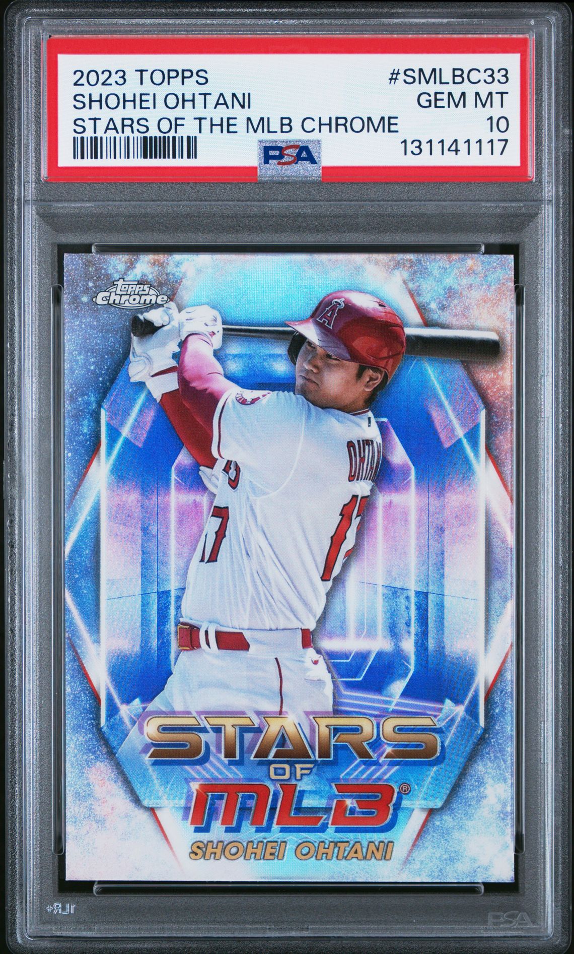 2023 Topps Stars Of The Mlb Chrome Shohei Ohtani #Smlbc33 (Stars Of The Mlb Chrome) Gem Mt 10 front