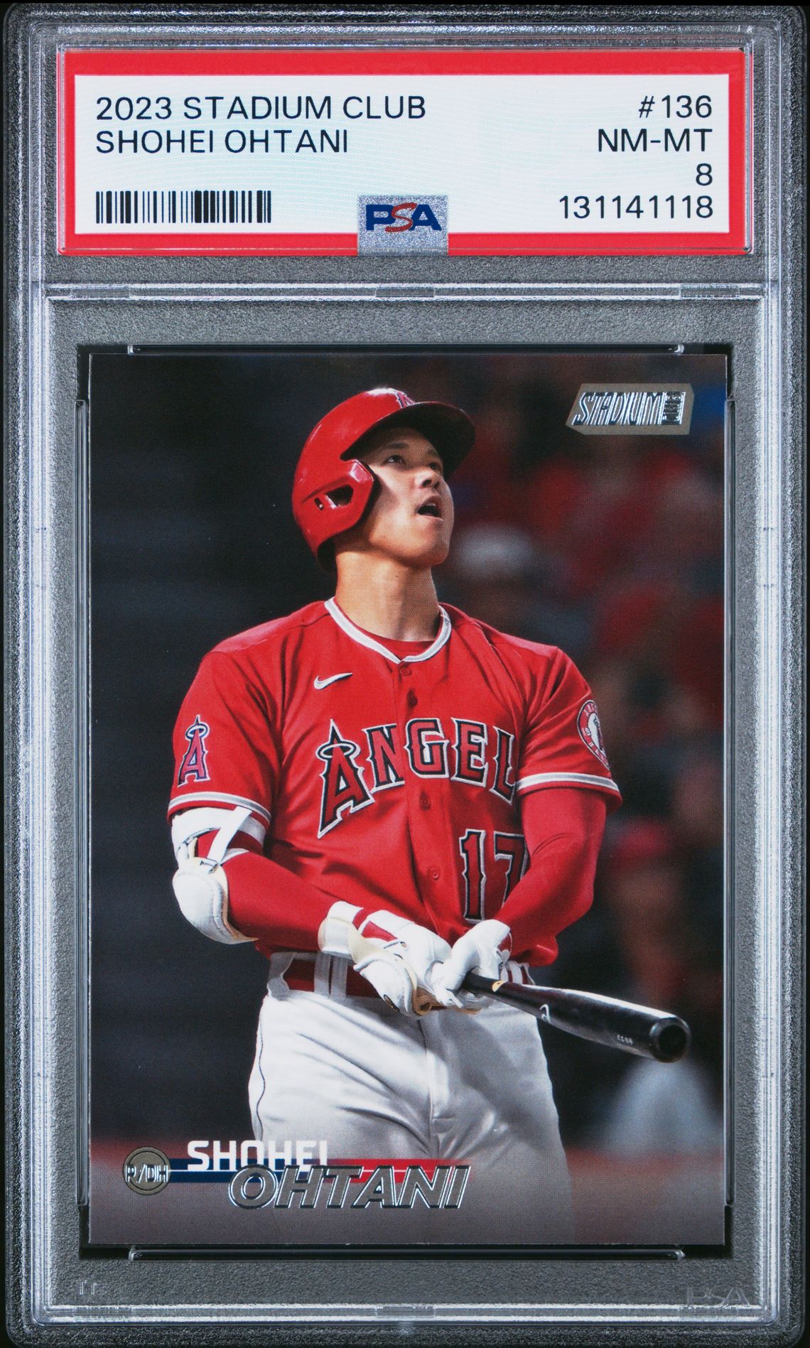 2023 Topps Stadium Club Shohei Ohtani #136 Nm-Mt 8 front