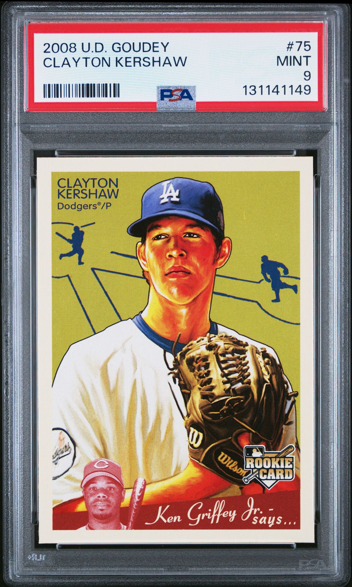 2008 Upper Deck Goudey Clayton Kershaw #75 Mint 9 front