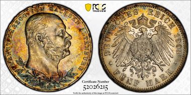1903-A 5 Mk 50th Year J-144 MS63