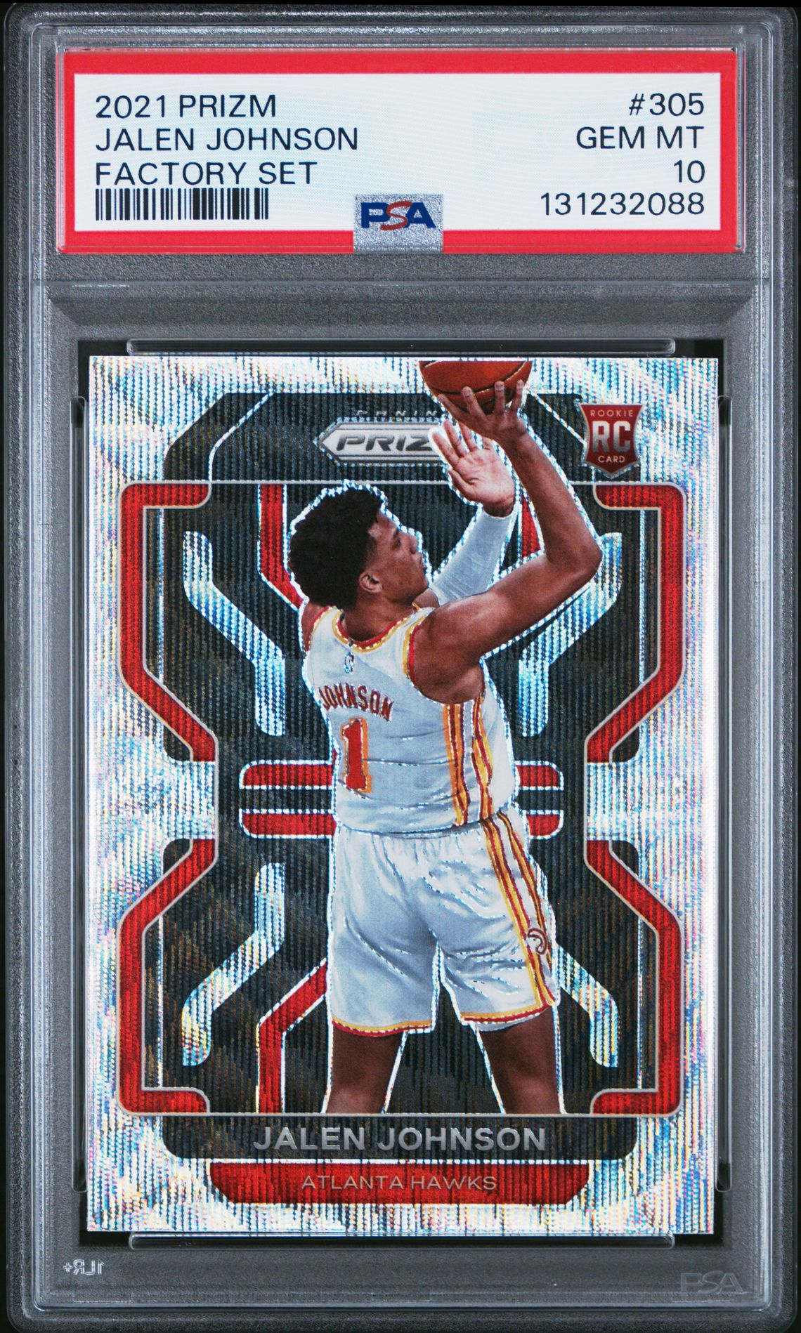 2021 Panini Panini Prizm Factory Set #305 Jalen Johnson front