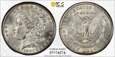 1880-CC $1 MS62