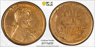 1919-S 1C MS64RB