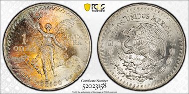 1982-Mo Onza Libertad Ag MS65