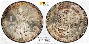 1988-Mo Onza Libertad Ag MS66