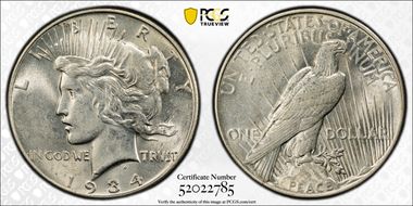 1934 $1 AU55