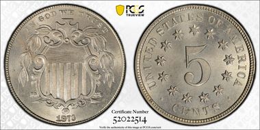 1873 5C Open 3 RPD FS-1303 MS64