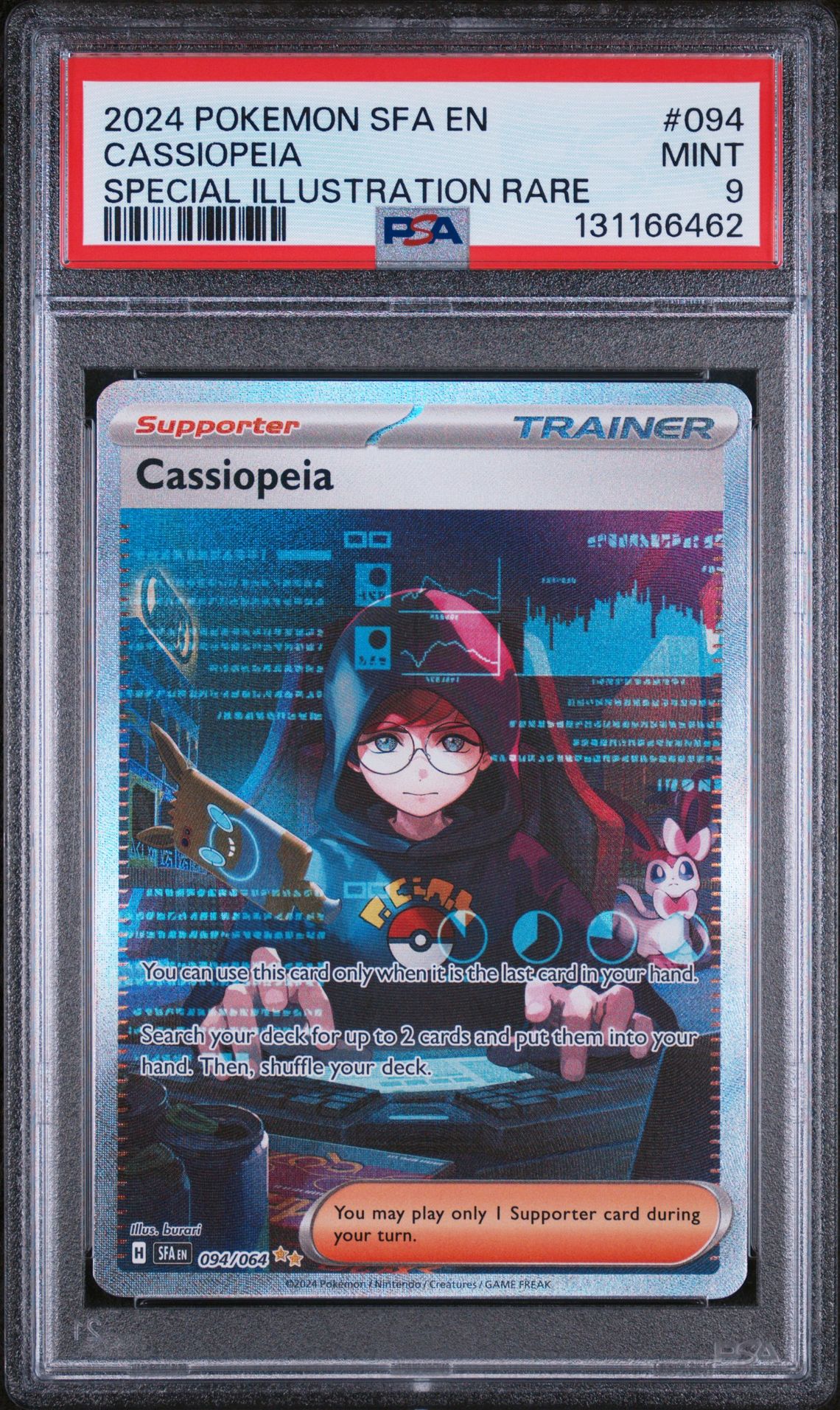 2024 Pokemon POKEMON SFA EN-SHROUDED FABLE SPECIAL ILLUSTRATION RARE #094 Cassiopeia front