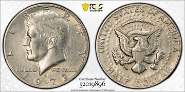 1972-D 50C No "FG" FS-901 N1