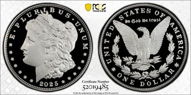 2025-S $1 Morgan Dollar PR70DCAM