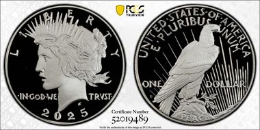 2025-S $1 Peace Dollar PR69DCAM