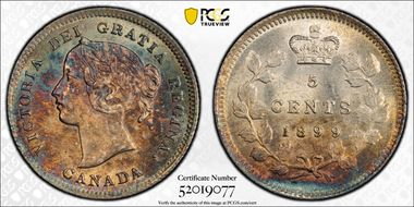 1899 5C MS65