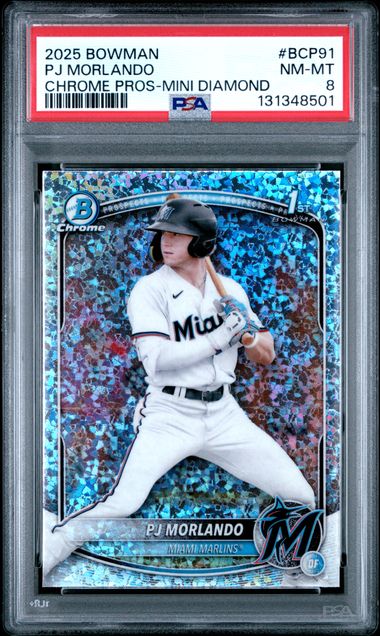2025 Bowman Bowman Chrome #BCP91 Pj Morlando front
