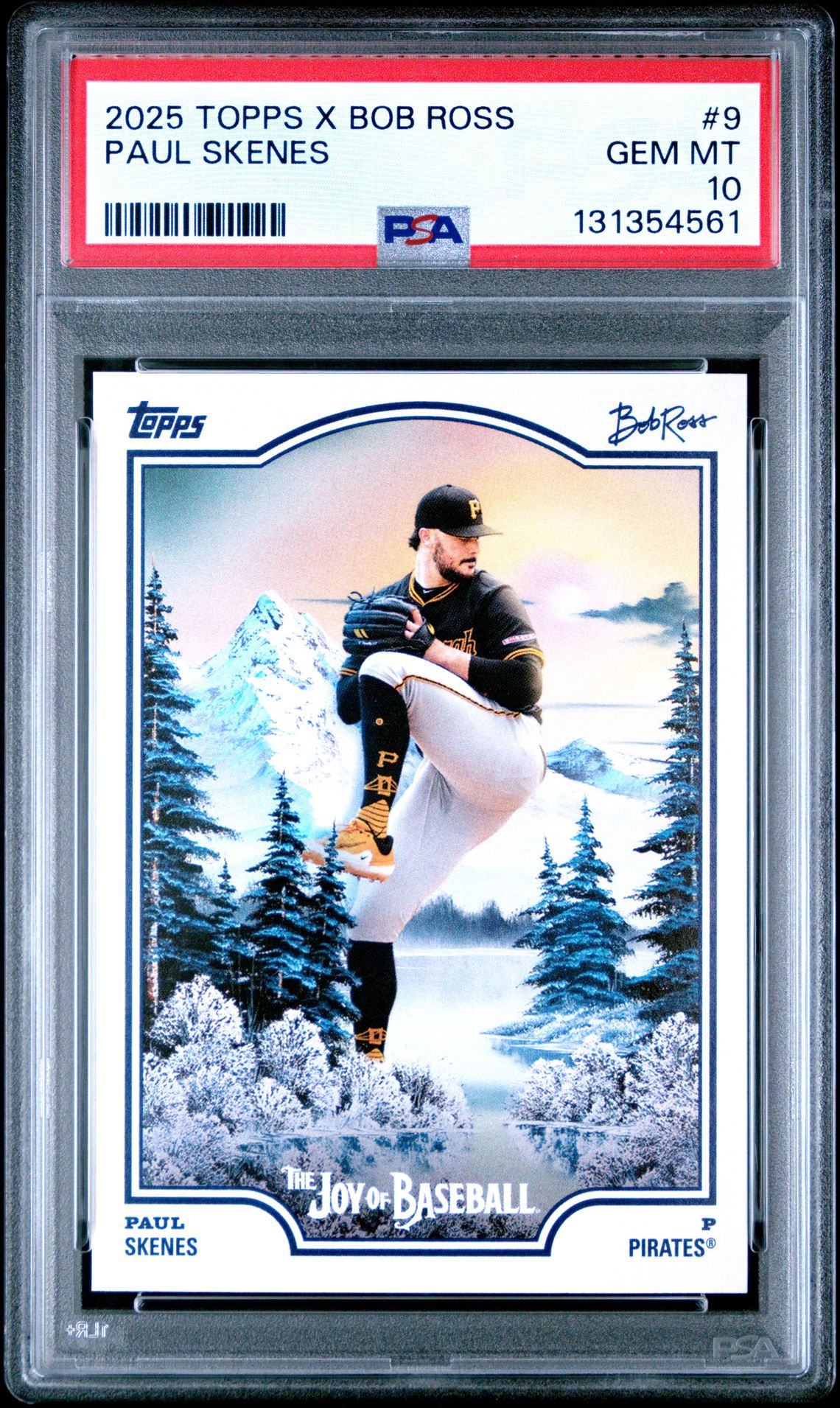 2025 Topps TOPPS X BOB ROSS THE JOY OF BASEBALL #9 Paul Skenes front
