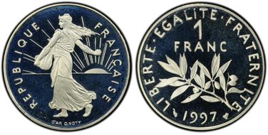 1997 1 Fr Gad-474 PR69DCAM