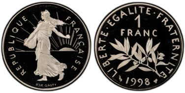 1998 1 Fr Gad-474 PR69DCAM