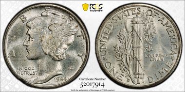 1944-D/D 10C RPM, FS-501 MS67FB