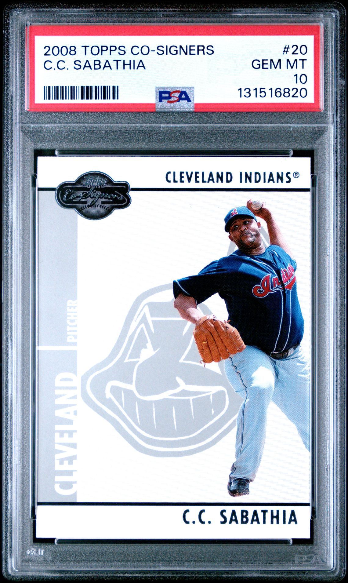 2008 Topps Topps Co-Signers #20 C.C. Sabathia front