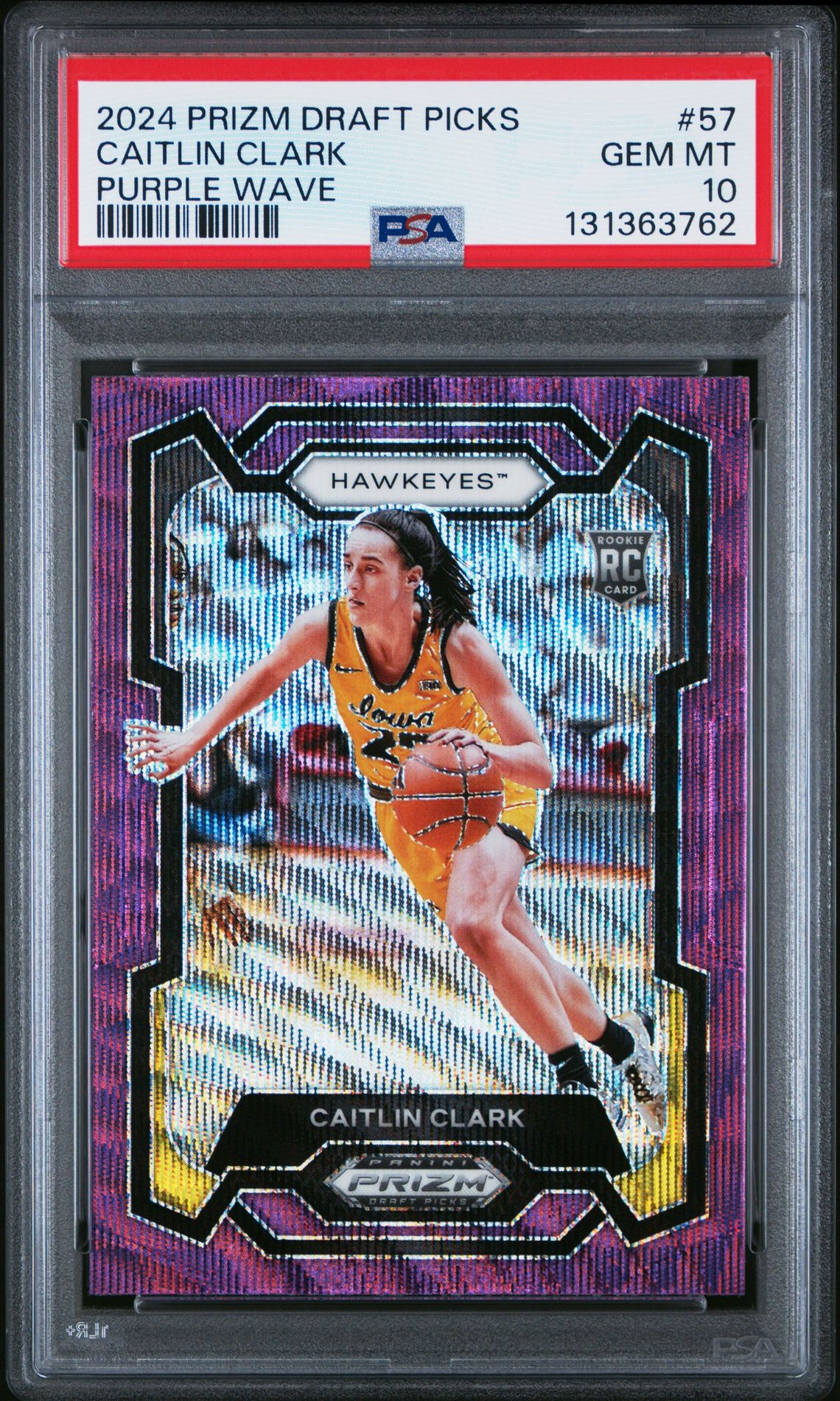 2024 Panini Panini Prizm Draft Picks #57 Caitlin Clark front