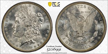 1882-O/S $1 Weak MS62