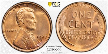 1929-D 1C MS66RD