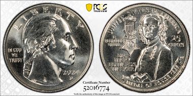 2024-D 25C Dr. Mary Edwards Walker MS67
