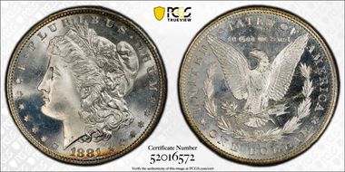 1881-S $1 MS67