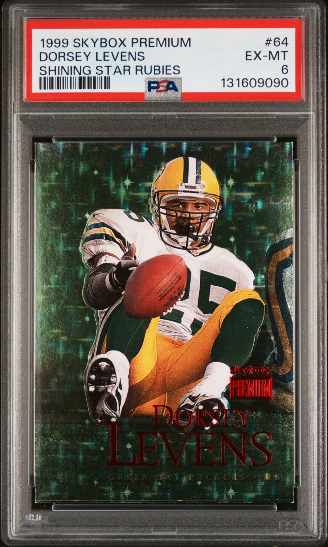 1999 SkyBox SKYBOX PREMIUM SHINING STAR RUBIES #64 Dorsey Levens front