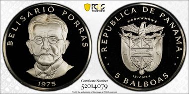 1975-FM 5 B Belisario Porras PR69DCAM