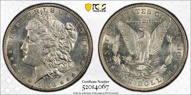 1899-S $1 AU58