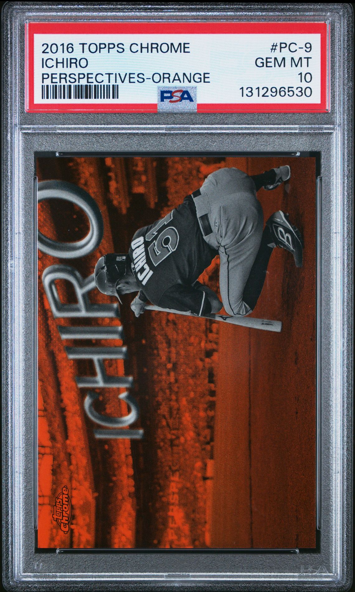 2016 Topps TOPPS CHROME PERSPECTIVES PERSPECTIVES-ORANGE #PC-9 Ichiro front