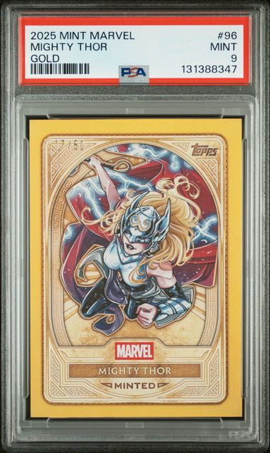 2025 Topps Gold #96 Mighty Thor front