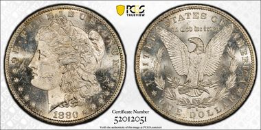 1880-S $1 MS63